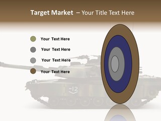 Armored Battle Gun PowerPoint Template