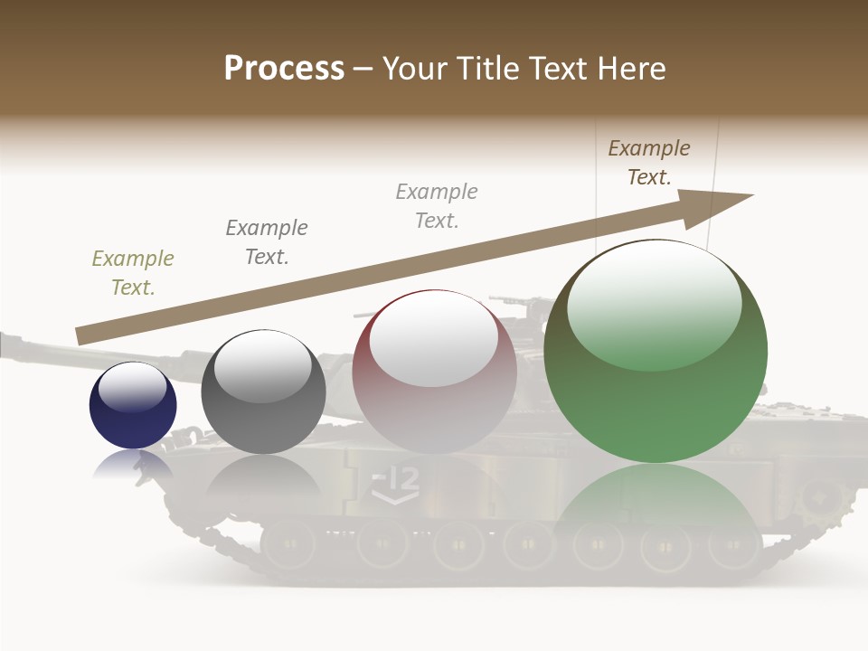 Armored Battle Gun PowerPoint Template