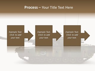 Armored Battle Gun PowerPoint Template