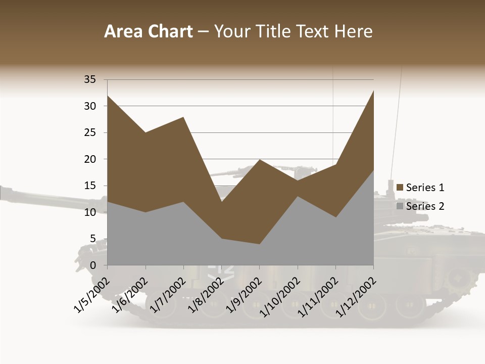 Armored Battle Gun PowerPoint Template