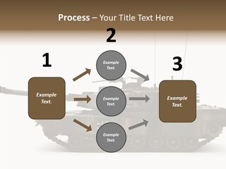 Armored Battle Gun PowerPoint Template