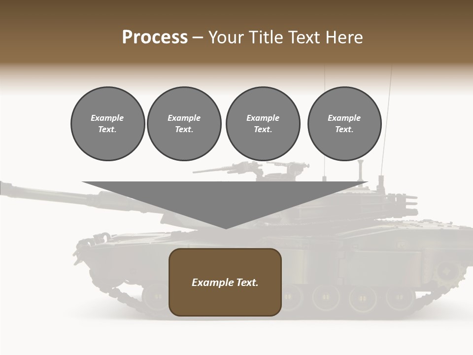 Armored Battle Gun PowerPoint Template