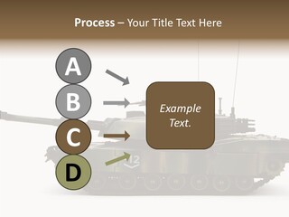Armored Battle Gun PowerPoint Template