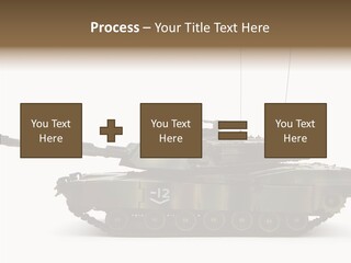 Armored Battle Gun PowerPoint Template
