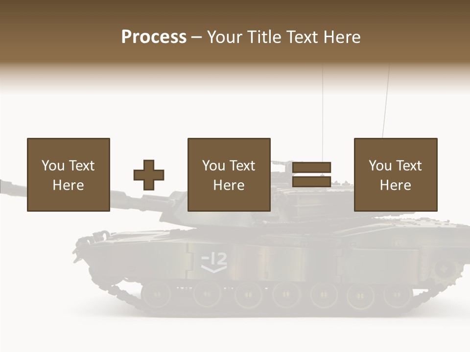 Armored Battle Gun PowerPoint Template