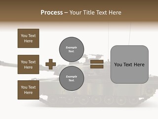 Armored Battle Gun PowerPoint Template
