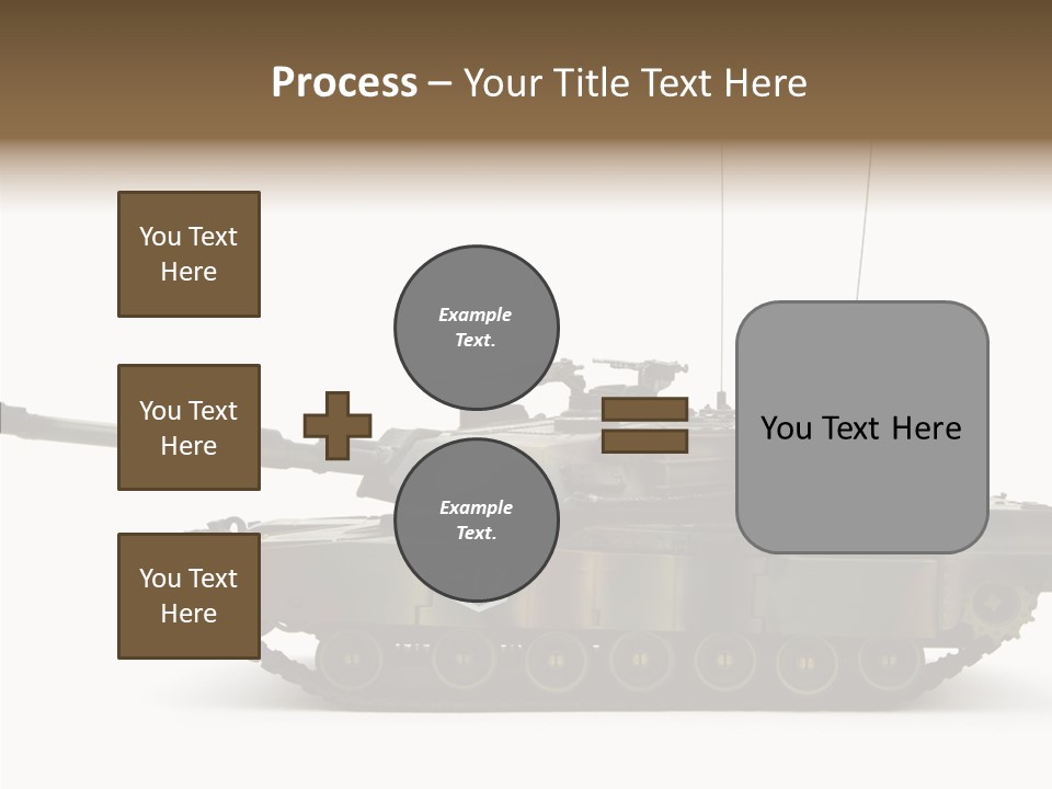 Armored Battle Gun PowerPoint Template