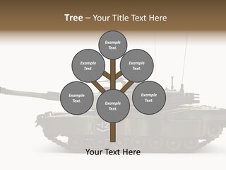 Armored Battle Gun PowerPoint Template