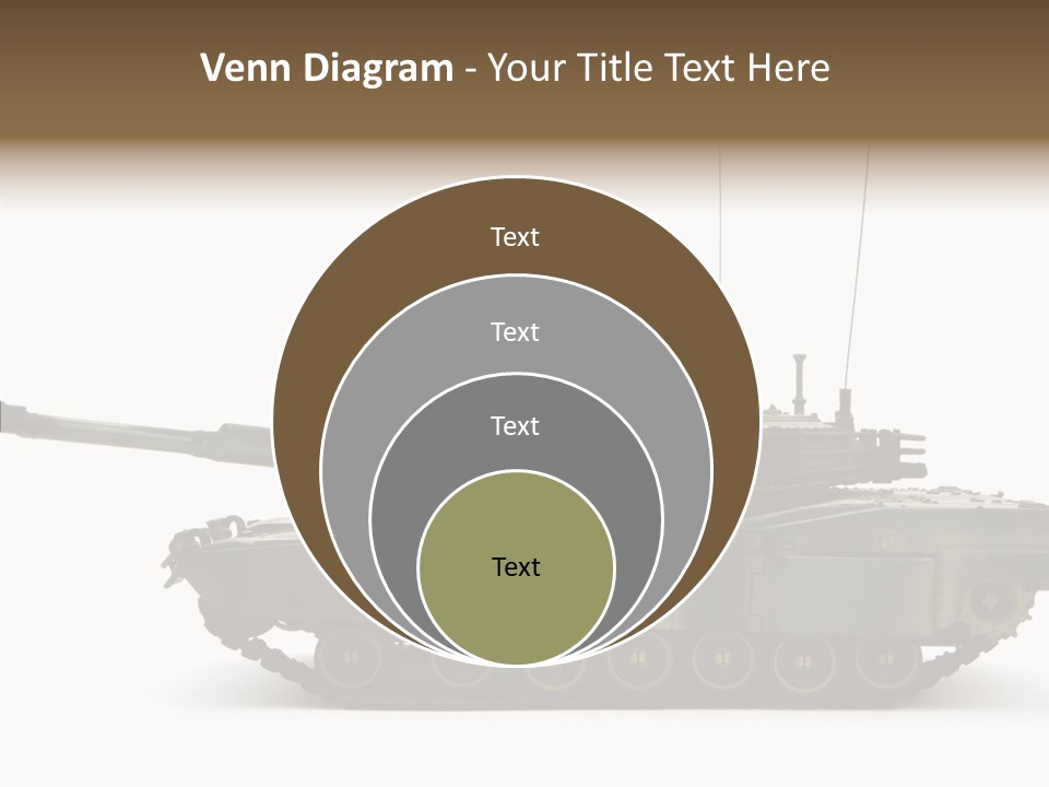 Armored Battle Gun PowerPoint Template