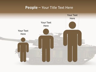 Armored Battle Gun PowerPoint Template