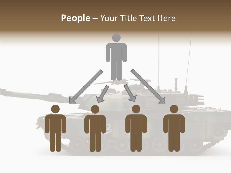 Armored Battle Gun PowerPoint Template