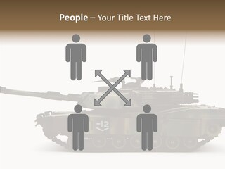 Armored Battle Gun PowerPoint Template