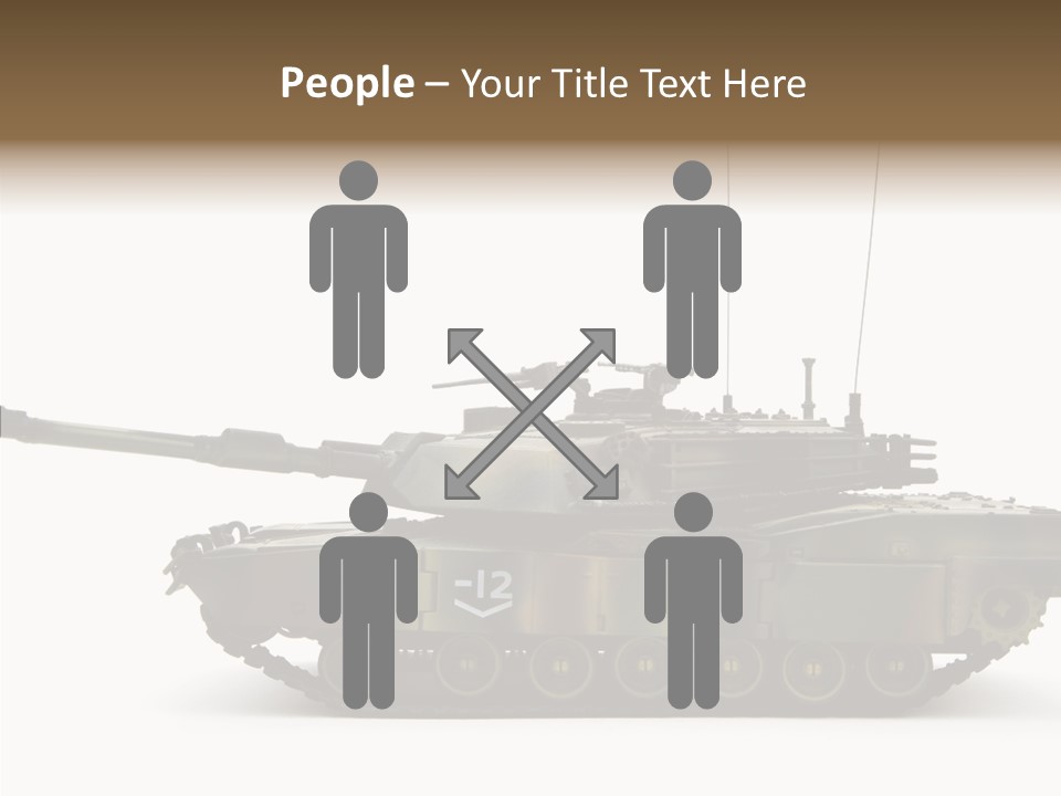 Armored Battle Gun PowerPoint Template