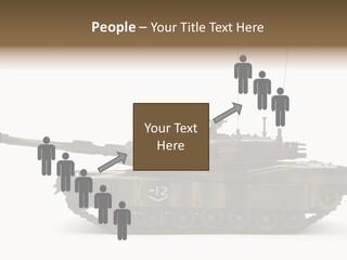 Armored Battle Gun PowerPoint Template