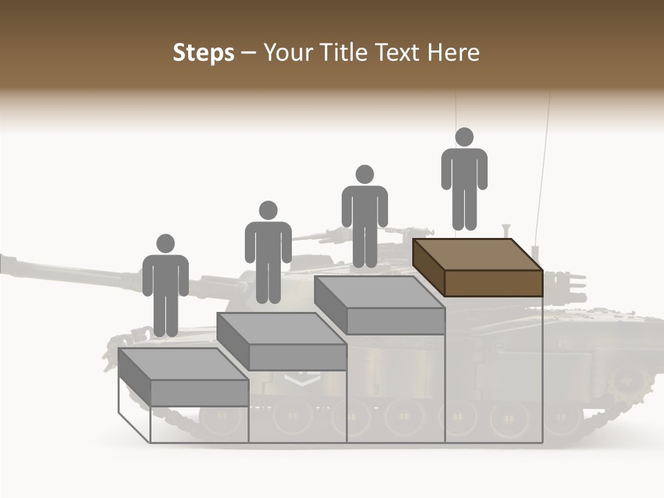 Armored Battle Gun PowerPoint Template