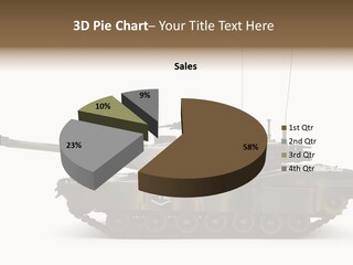 Armored Battle Gun PowerPoint Template