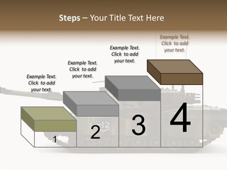 Armored Battle Gun PowerPoint Template