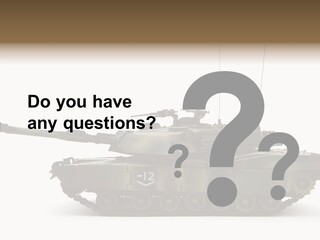 Armored Battle Gun PowerPoint Template