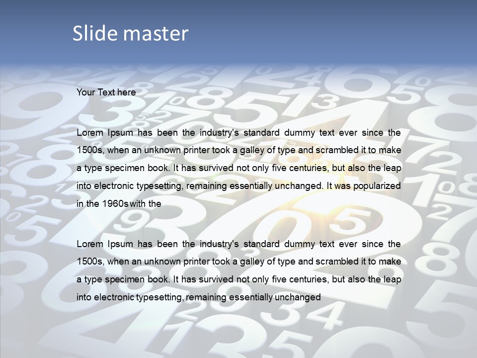 Figure Background Two PowerPoint Template