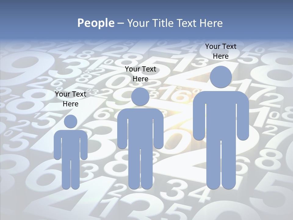 Figure Background Two PowerPoint Template