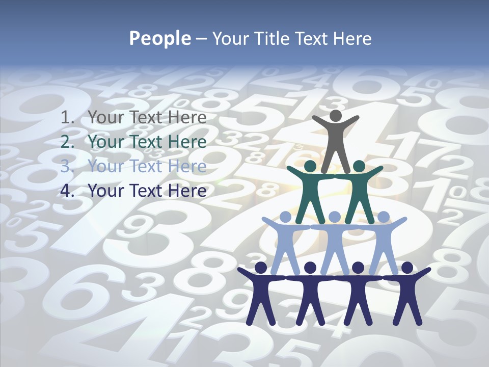 Figure Background Two PowerPoint Template