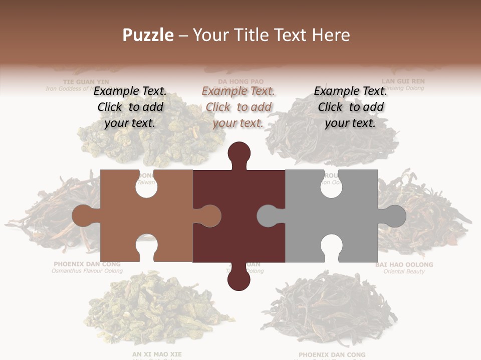 Osmanthus Wu Yi Iron Goddess Of Mercy PowerPoint Template