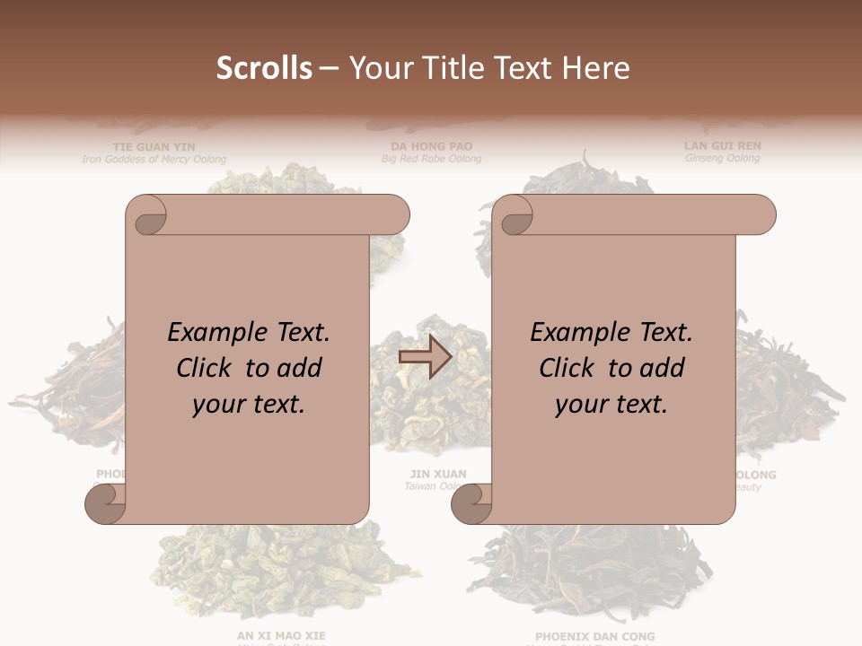 Osmanthus Wu Yi Iron Goddess Of Mercy PowerPoint Template