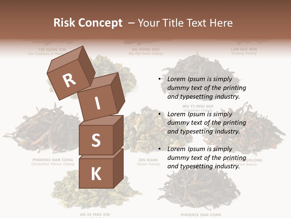 Osmanthus Wu Yi Iron Goddess Of Mercy PowerPoint Template