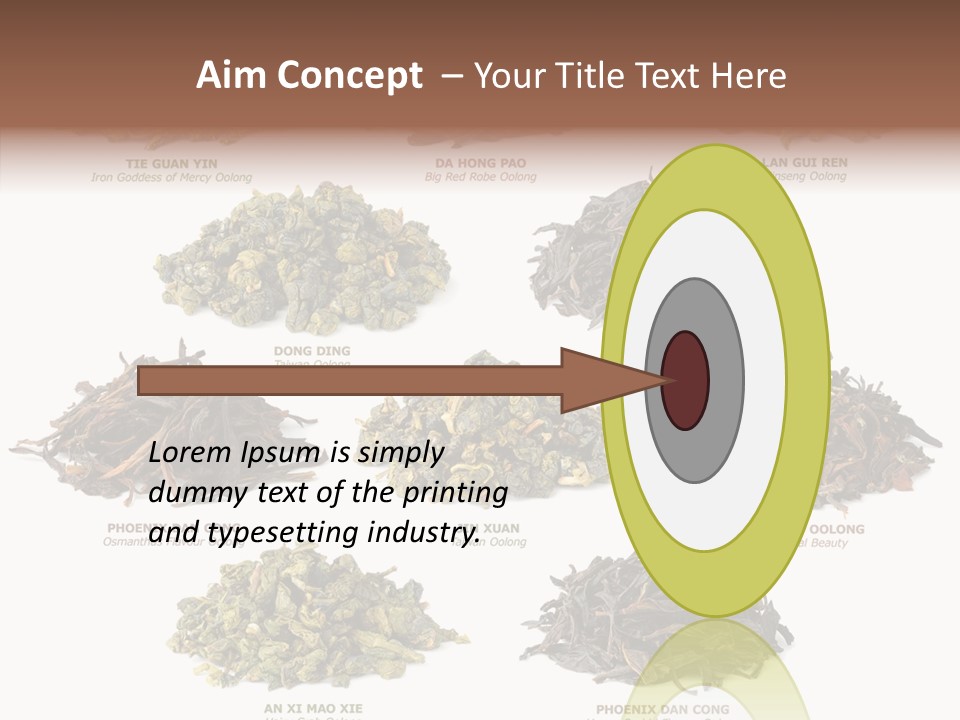 Osmanthus Wu Yi Iron Goddess Of Mercy PowerPoint Template