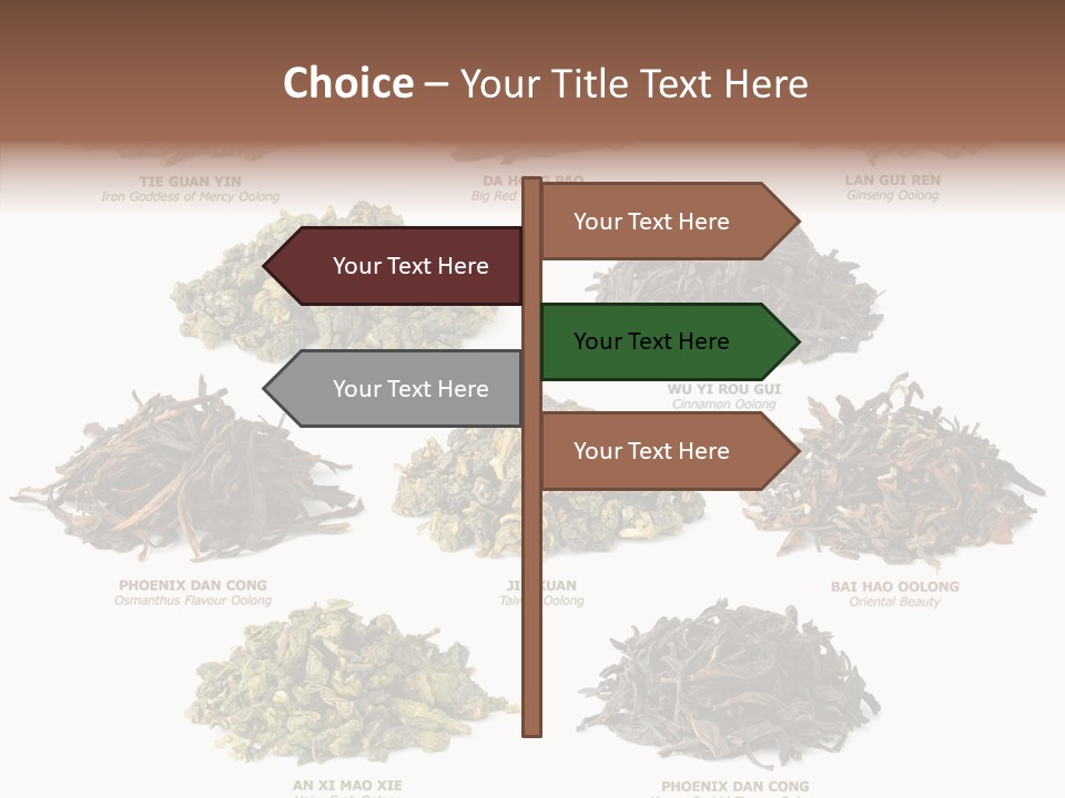 Osmanthus Wu Yi Iron Goddess Of Mercy PowerPoint Template