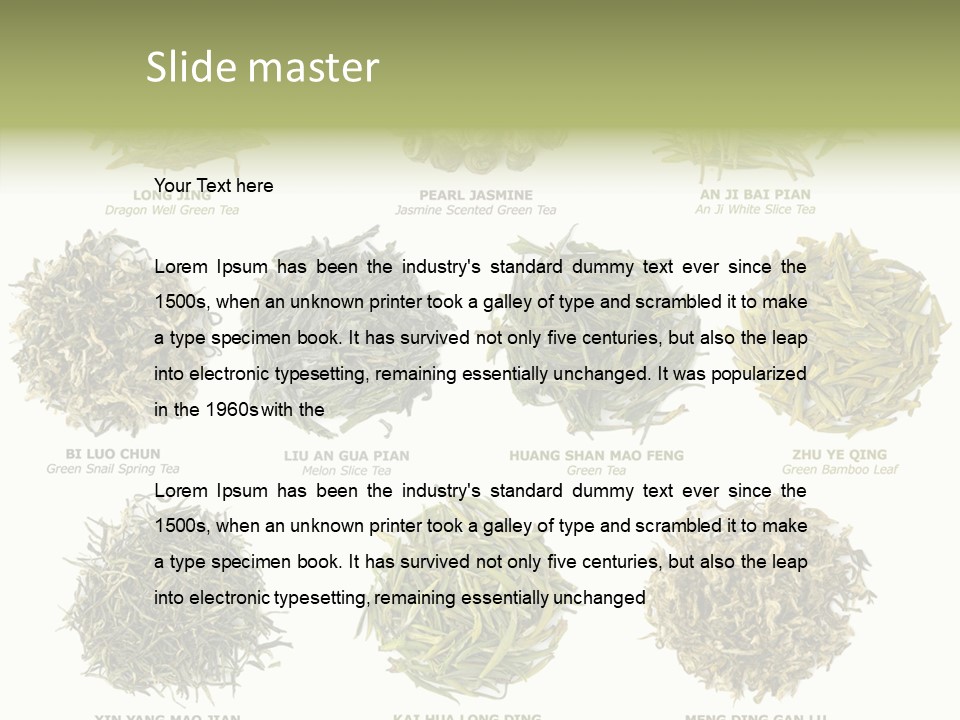 Above Flavour East PowerPoint Template