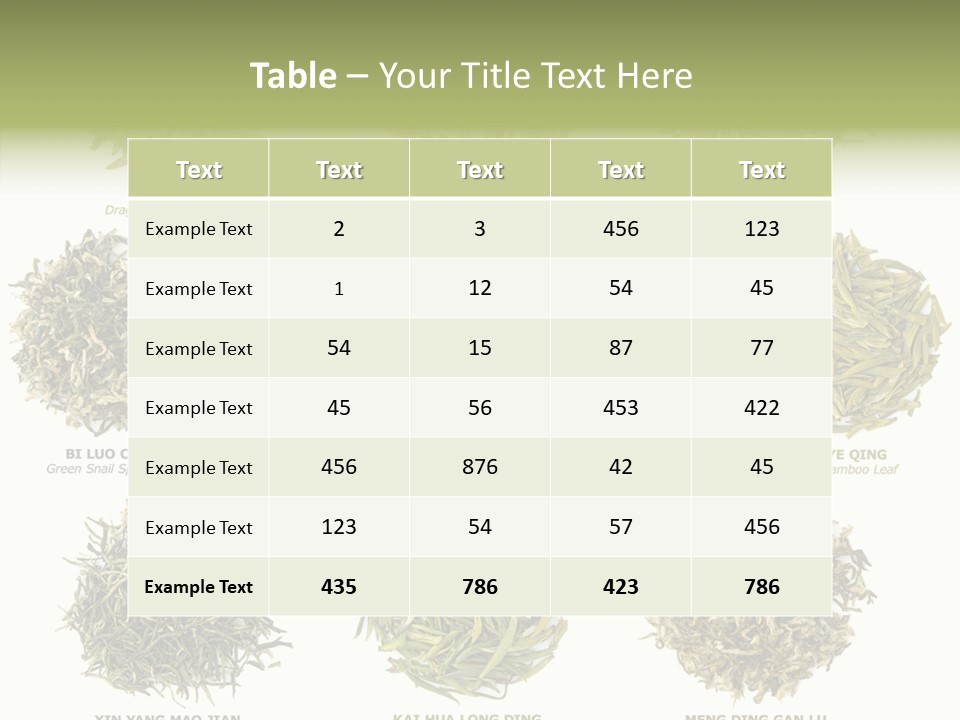 Above Flavour East PowerPoint Template