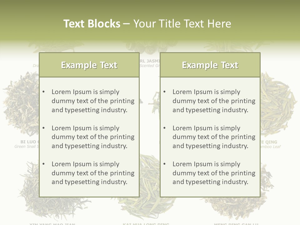 Above Flavour East PowerPoint Template
