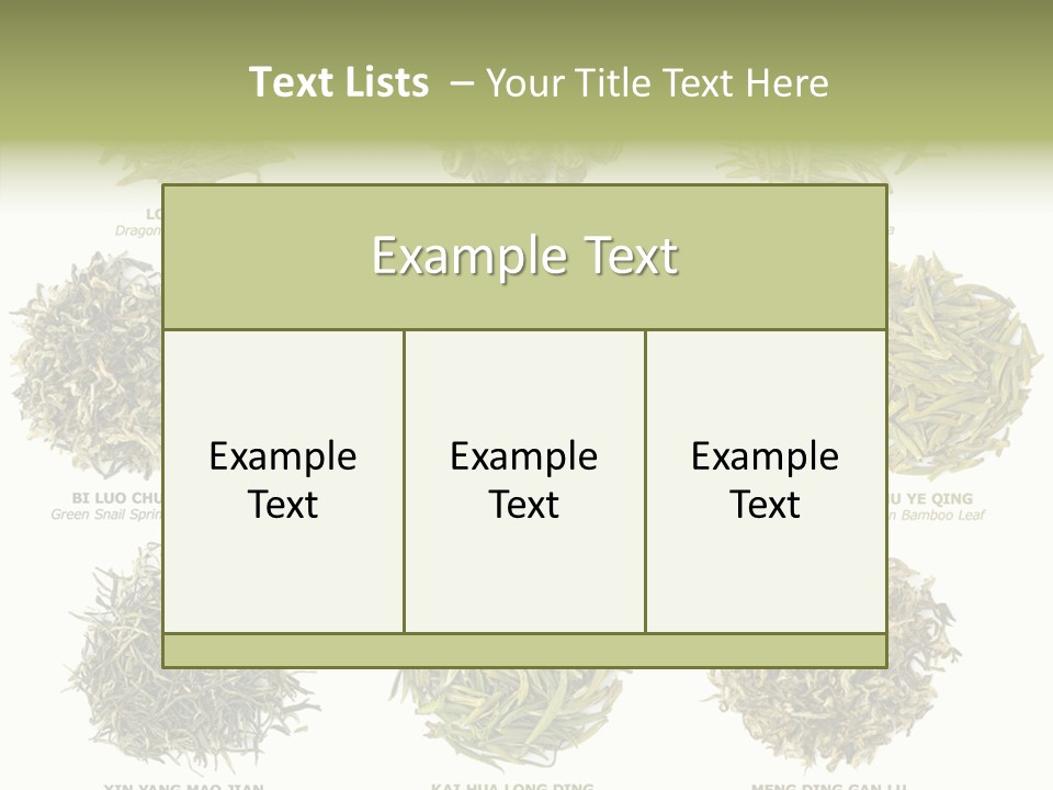 Above Flavour East PowerPoint Template