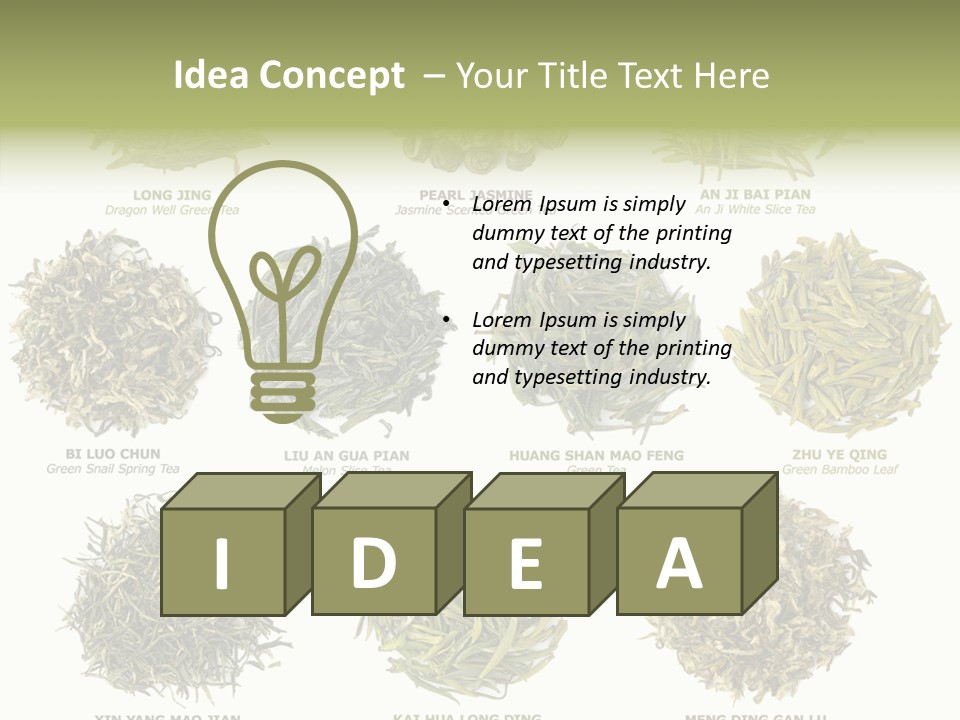 Above Flavour East PowerPoint Template