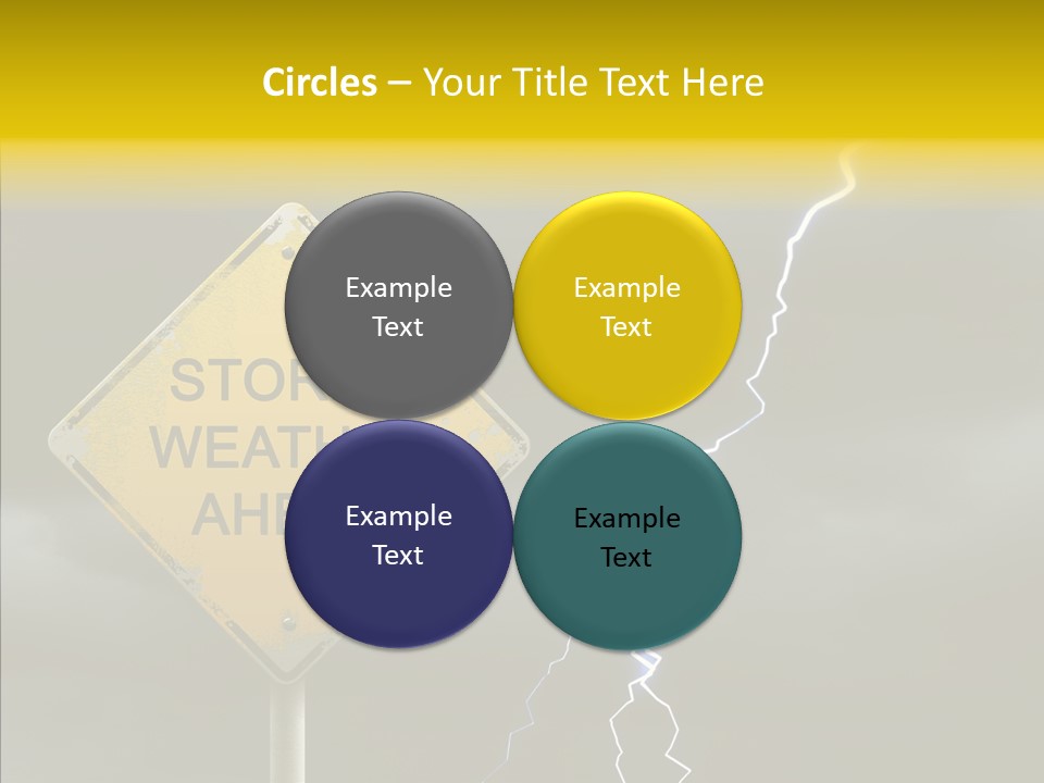 Road Gloom Energy PowerPoint Template