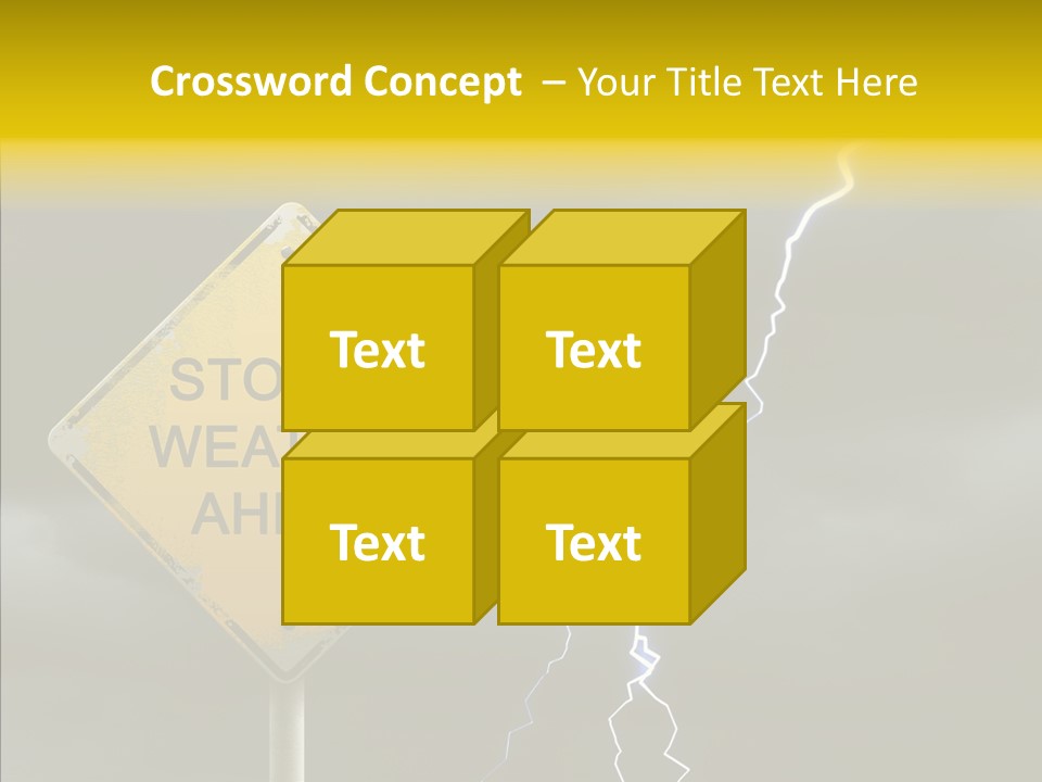 Road Gloom Energy PowerPoint Template