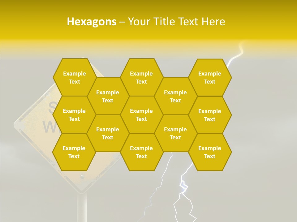 Road Gloom Energy PowerPoint Template