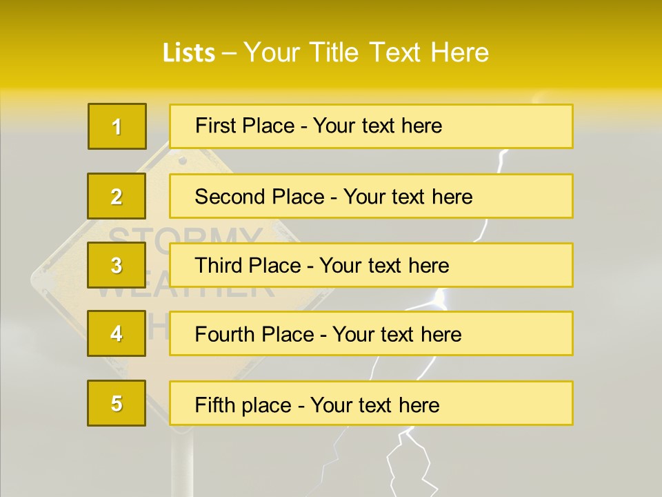 Road Gloom Energy PowerPoint Template