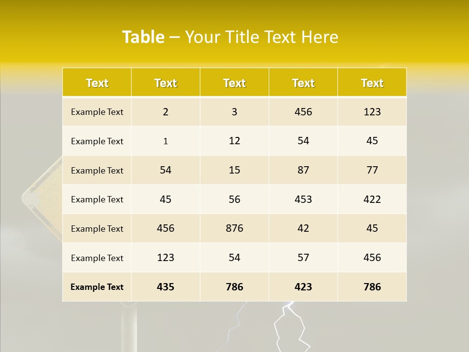 Road Gloom Energy PowerPoint Template