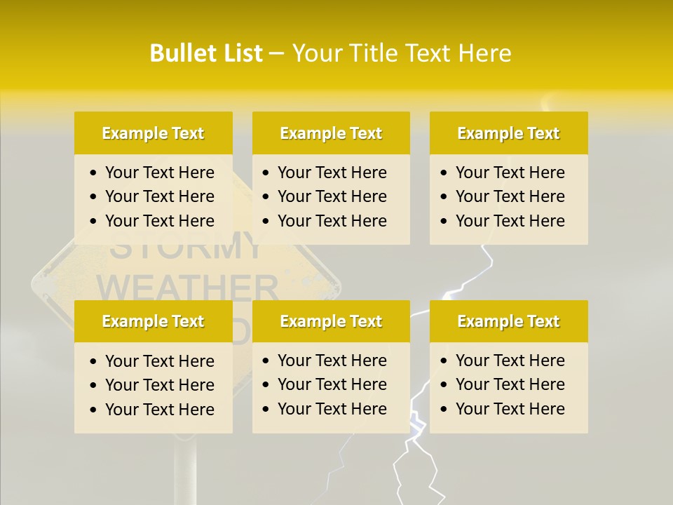 Road Gloom Energy PowerPoint Template