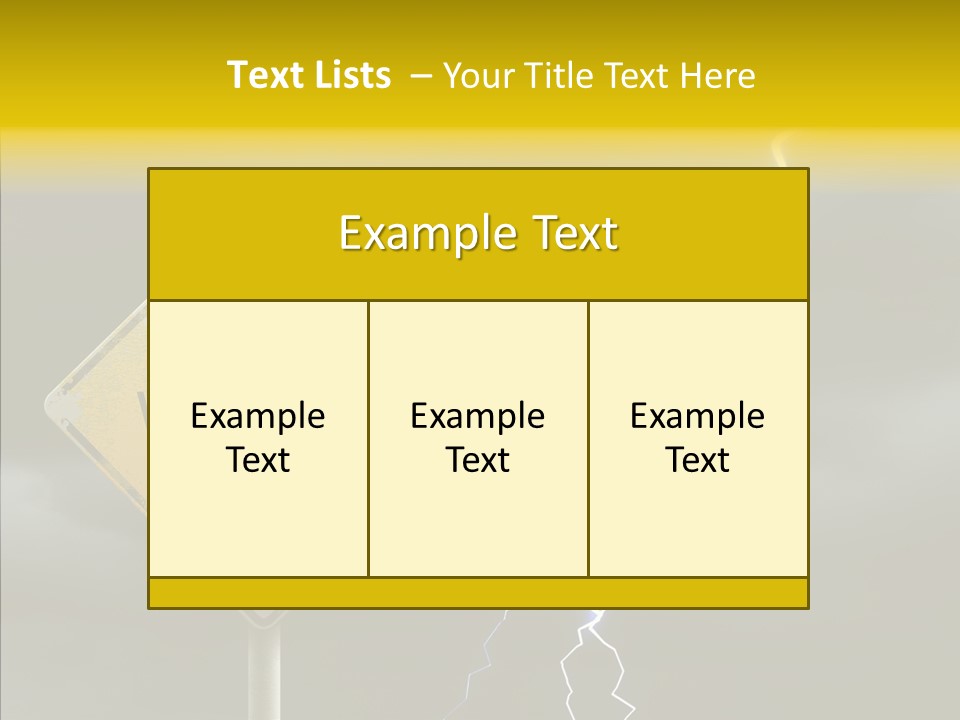 Road Gloom Energy PowerPoint Template