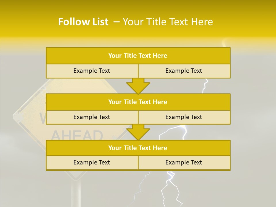 Road Gloom Energy PowerPoint Template