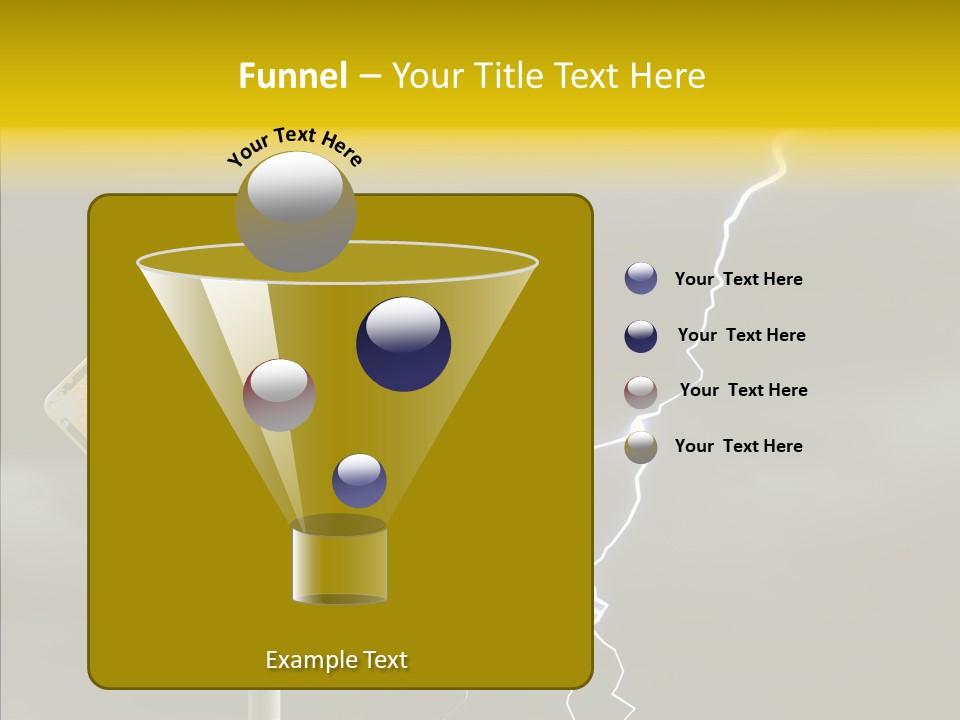 Road Gloom Energy PowerPoint Template