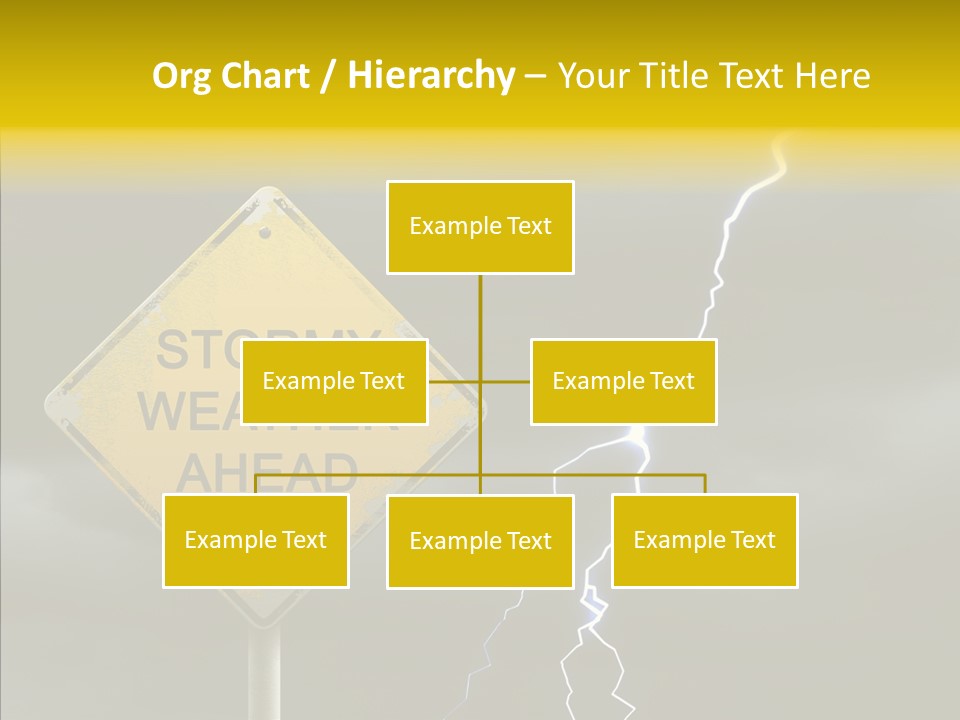Road Gloom Energy PowerPoint Template