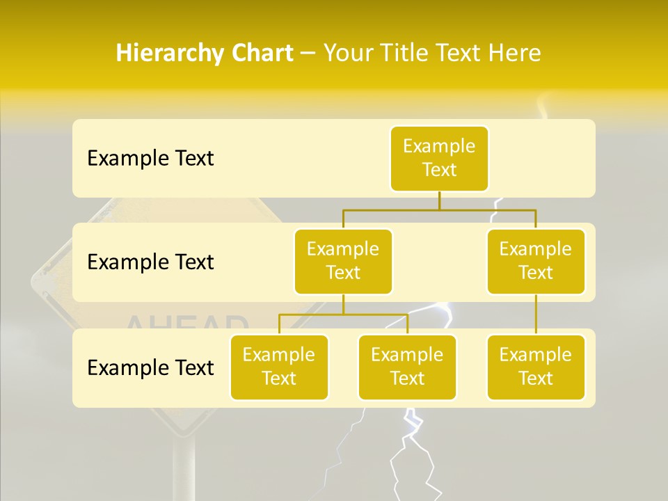 Road Gloom Energy PowerPoint Template
