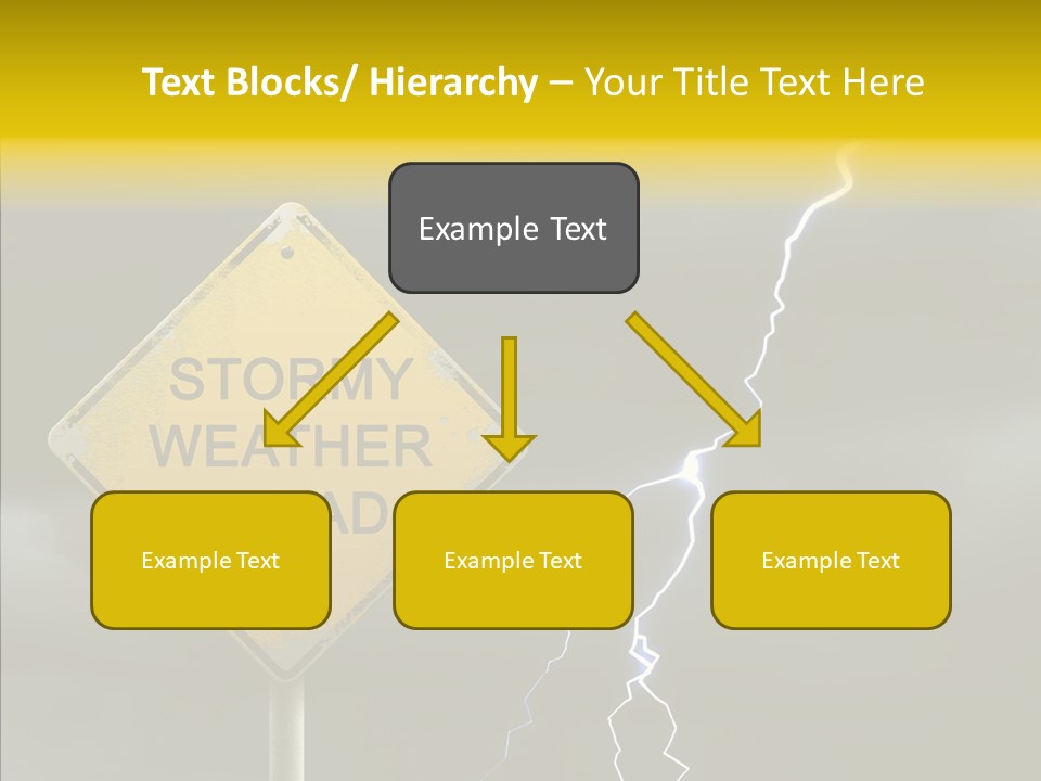 Road Gloom Energy PowerPoint Template