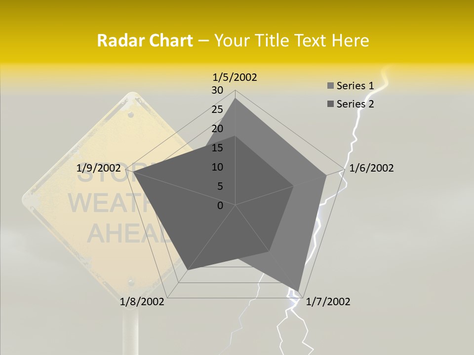 Road Gloom Energy PowerPoint Template