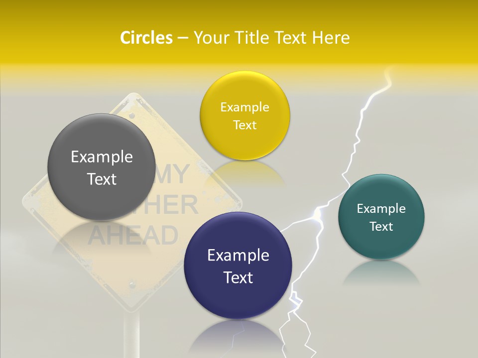 Road Gloom Energy PowerPoint Template