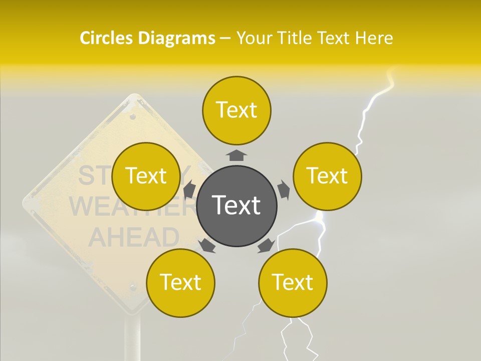 Road Gloom Energy PowerPoint Template